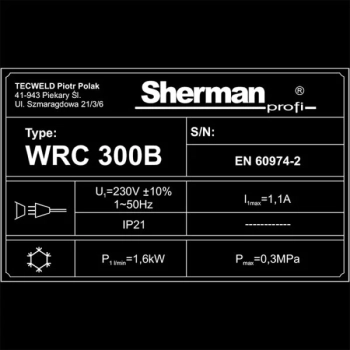 Sherman WRC 300B z alarmem